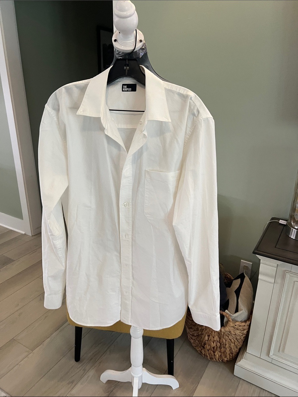 The Kooples White Button-Up Blouse
